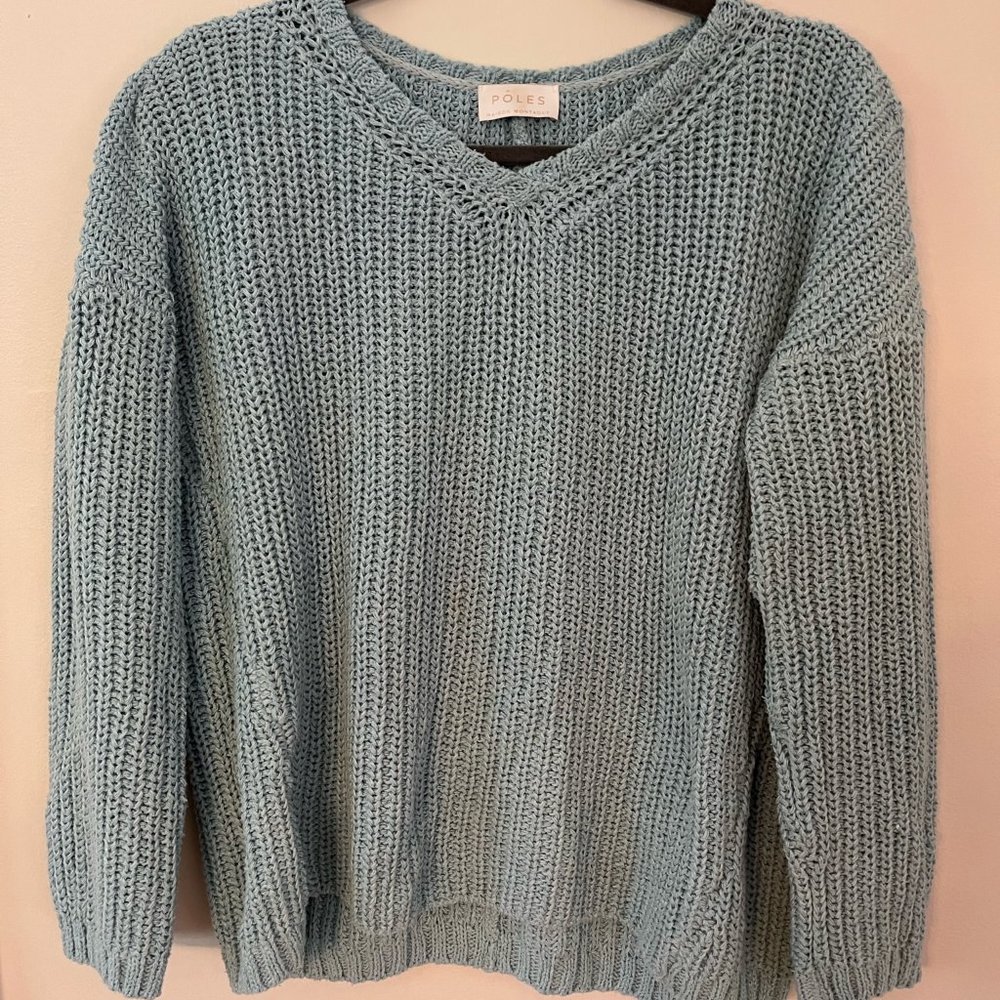 Large Sky Blue Pôles by Maison Montagut Sweater